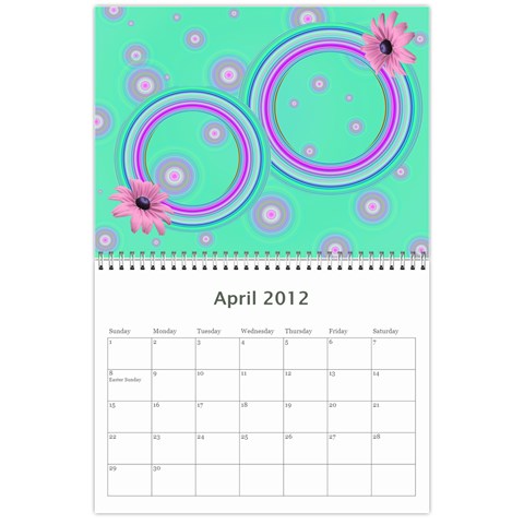 Colorful Calendar 2012 By Galya Apr 2012