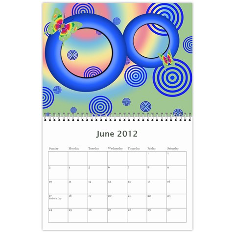 Colorful Calendar 2012 By Galya Jun 2012