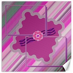 Flower frame canvas 12x12 - Canvas 12  x 12 