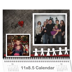 our family viau 2011 - Wall Calendar 11  x 8.5  (12-Months)