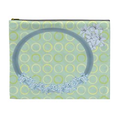flower-framed cosmetic bag XL 3 (7 styles) - Cosmetic Bag (XL)