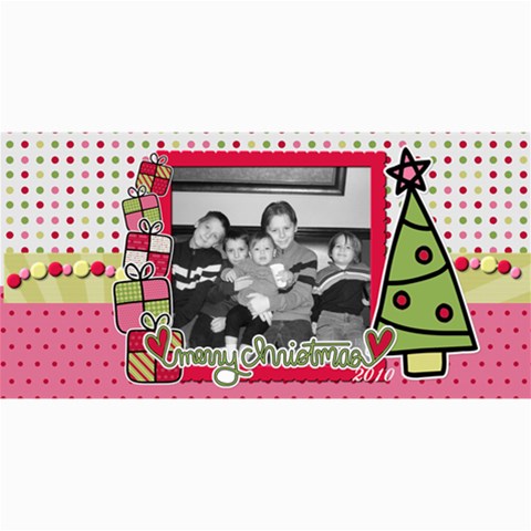 Merry Christmas Photo Card By Martha Meier 8 x4  Photo Card - 3