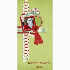 Happy Holidays 4x8 Card 1002 - 4  x 8  Photo Cards