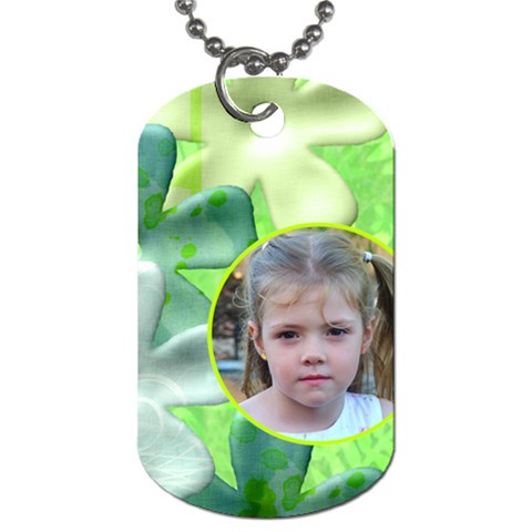 Frog Salad Dog Tag By Joan T Front