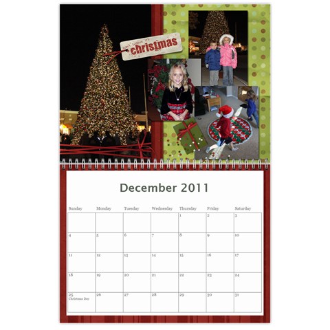 2011 Calendar By Lisa Willford Dec 2011