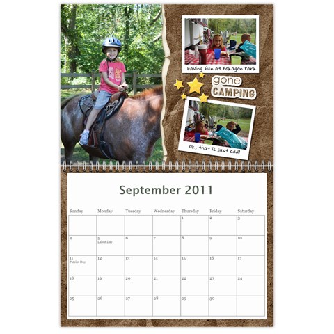 2011 Calendar By Lisa Willford Sep 2011