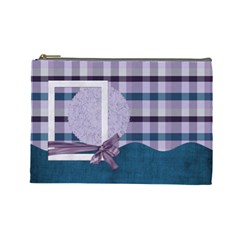 Lavender Rain Cosmetic Bag Large 103 (7 styles) - Cosmetic Bag (Large)