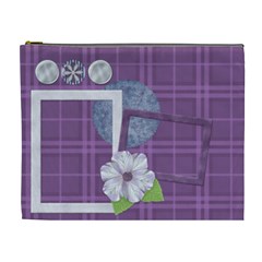 Lavender Rain Cosmetic Bag XL 104 (7 styles) - Cosmetic Bag (XL)