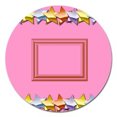 Pink Birthday Magnet - 5  