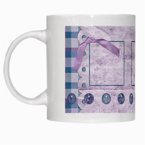 Lavender Rain Mug 101 By Lisa Minor Left