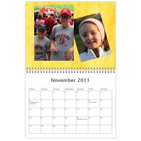 Chad s Calendar By Jenny Nov 2011