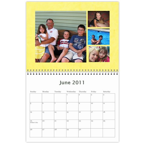 Chad s Calendar By Jenny Jun 2011