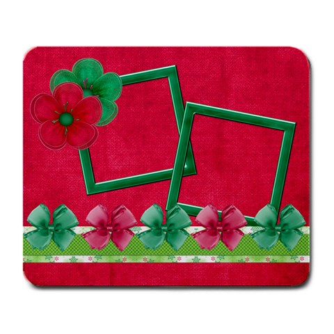 Merry And Bright Square Mouse Pad By Lisa Minor Front