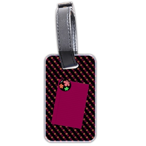 Girl Power Luggage Tag By Lisa Minor Back