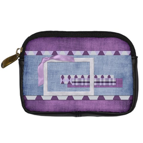 Lavender Rain Camera Bag 2 By Lisa Minor Front