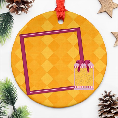 Awaken Her Round 1 Sided Ornament By Lisa Minor Front