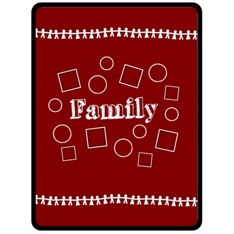 Family Xl Blanket By Amanda Bunn 80 x60  Blanket Front