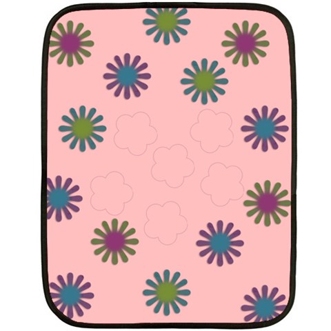 Mini Flower Fleece By Amanda Bunn 35 x27  Blanket