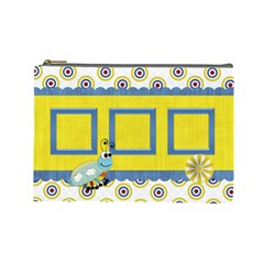 Silly Summer Fun Large Cosmetic Bag - Cosmetic Bag (Large)