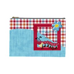 Silly summer Fun Large Cosmetic Bag 2 - Cosmetic Bag (Large)