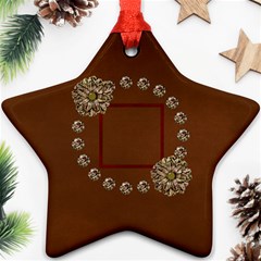 Arabian Spice Star 2 sided ornament 1 - Star Ornament (Two Sides)