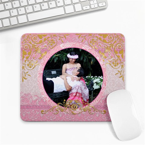 Pink Wedding Mouse Pad By Ivelyn Front