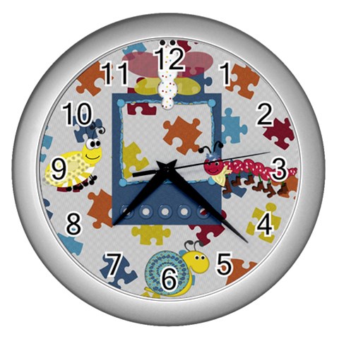 Silly Summer Fun Clock By Lisa Minor Front