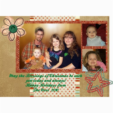 Christmas Cards 2010 By Jamey 7 x5  Photo Card - 1