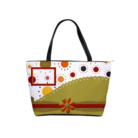 Tangerine Breeze Shoulder Bag 1 By Lisa Minor Front