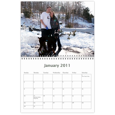 2011 Calendar By Jama Jan 2011