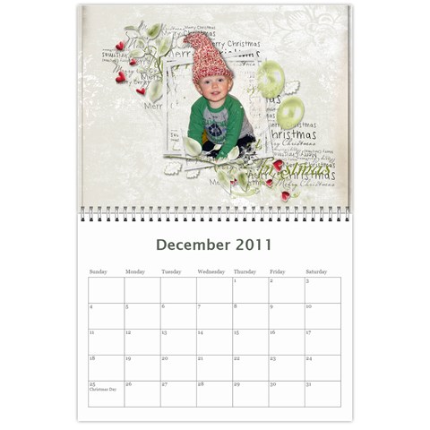 2011 Calendar By Jama Dec 2011