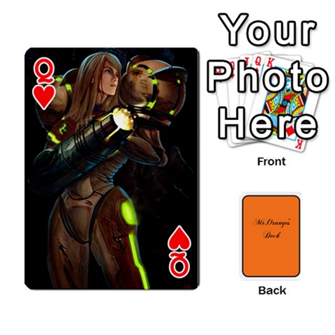 Queen Gaming Deck By Gregor Skeldon Front - HeartQ