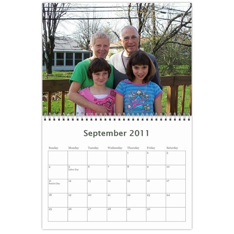 Calendar By Nikki Sep 2011