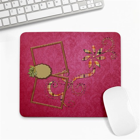 Septembers Blush Mousepad 1 By Lisa Minor Front