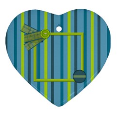 Bluegrass Boy Heart Ornament 1 - Ornament (Heart)