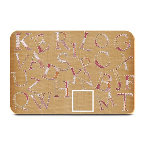 Alphabet Place Mat By Lisa Minor 18 x12  Plate Mat