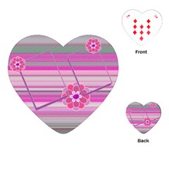 Purple heart - Playing Cards Single Design (Heart)