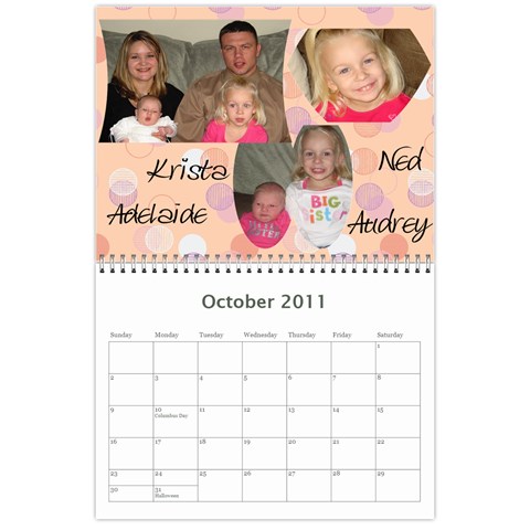 Schauff Christmas Calendar By Krista Schauff Oct 2011