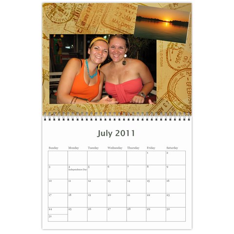 Dad Calendar By Cori Jul 2011