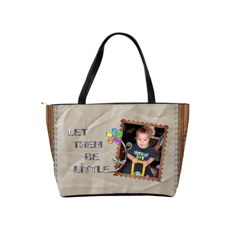 Let Them Be Little Shoulder Handbag By Lil Back