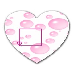 Bubbles - Heart Mousepad