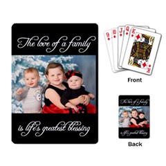 Life s Greatest Blessing Layout - Playing Cards Single Design (Rectangle)