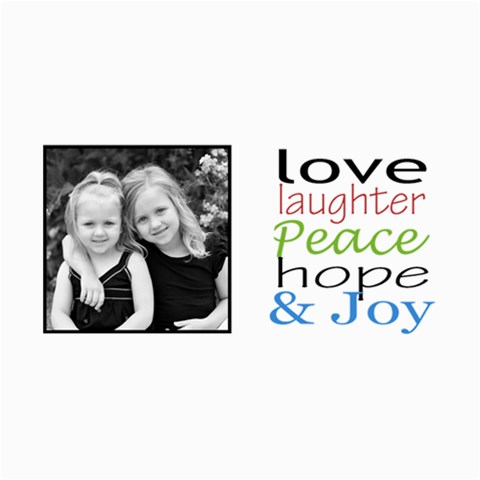 Love And Laughter Card By Amanda Bunn 8 x4  Photo Card - 4