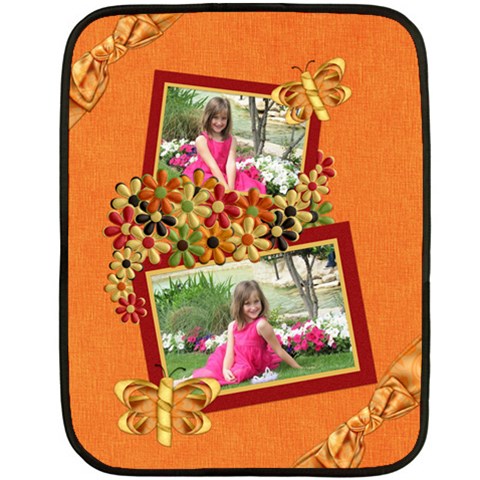 Tangerine Breeze Small Blanket 1 By Lisa Minor 35 x27  Blanket