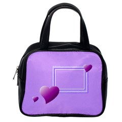 Purple heart bag - Classic Handbag (One Side)
