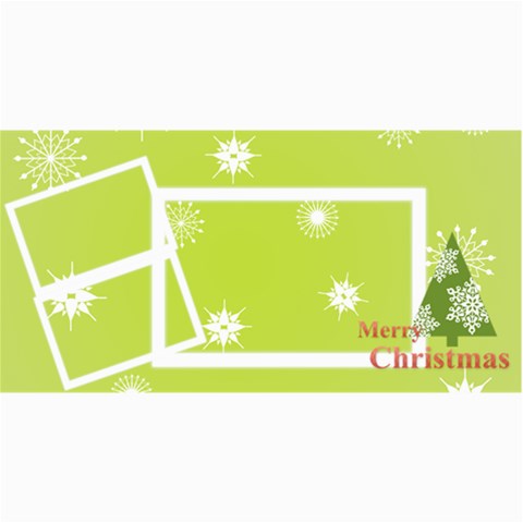 Merry Christmas By Wood Johnson 8 x4  Photo Card - 3