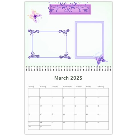 Flower Calendar By Wood Johnson Mar 2025