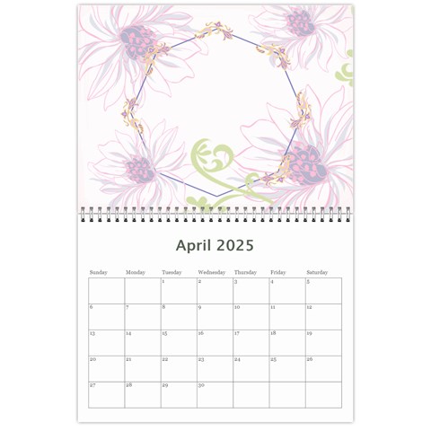 Flower Calendar By Wood Johnson Apr 2025