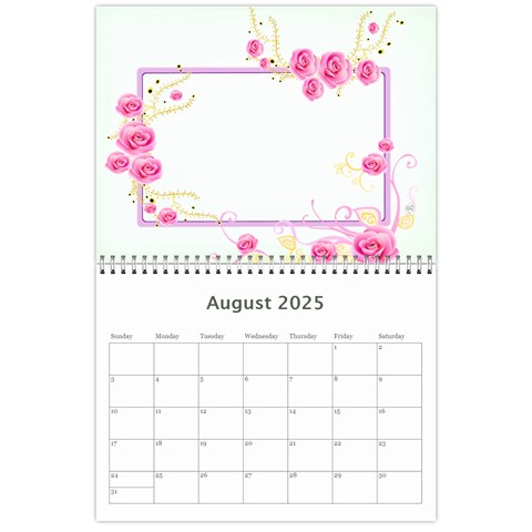 Flower Calendar By Wood Johnson Aug 2025