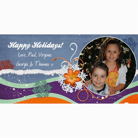 Xmas Card 2010 Ac By Virginia 8 x4  Photo Card - 7